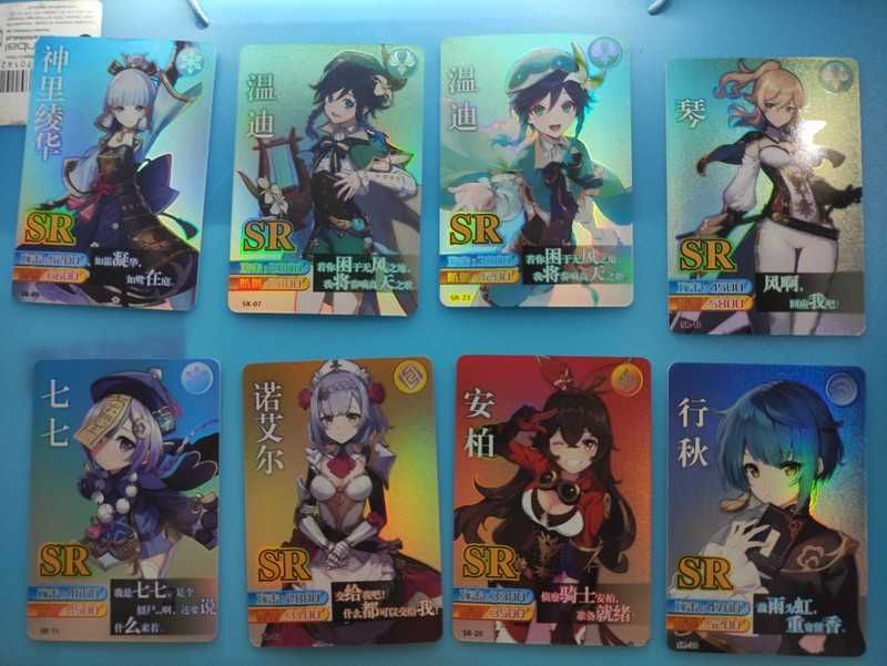 Cartas Genshin Impact