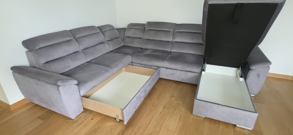 Narożnik z funkcją spania