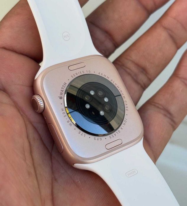 Apple Watch 10  46 mm Rose Gold 100% батарея. Чудовий стан! Комплект!
