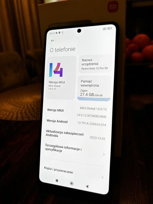 Xiaomi Redmi Note 12 PRO 5G