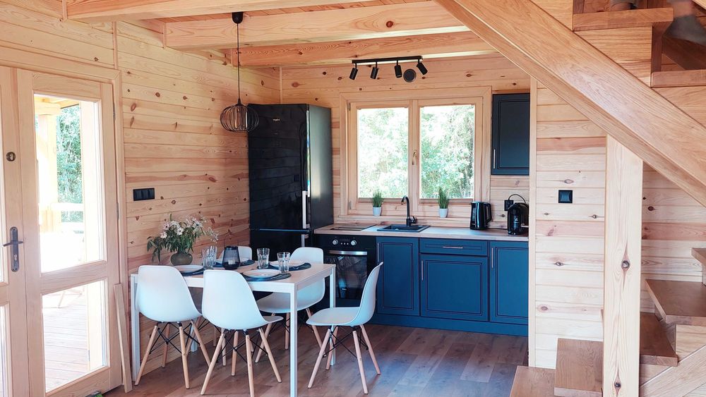 Domek z Jacuzzi nad jeziorem ferie wakacje weekend wolne