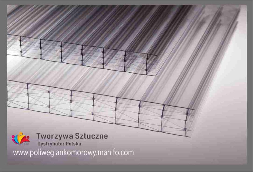 Poliwęglan komorowy 2100x3000, 3500, 4000, 6000, 7000 dach taras