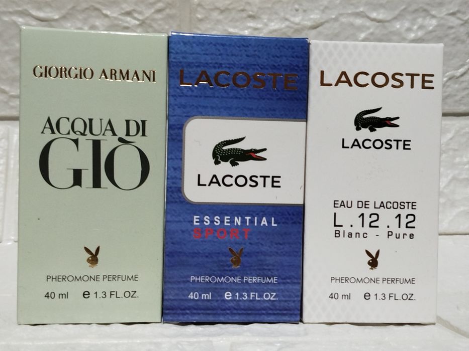 Чоловічий подарунковий набір з трьох парфумчиків по 40 мл