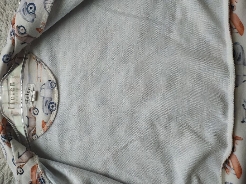 Cudna bomberka/narzutka/blezerek/bluza/chłopiec/samoloty/Helen/r.80