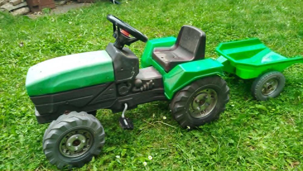 traktor zabawka zielony dla chłopca lub dziewczynki