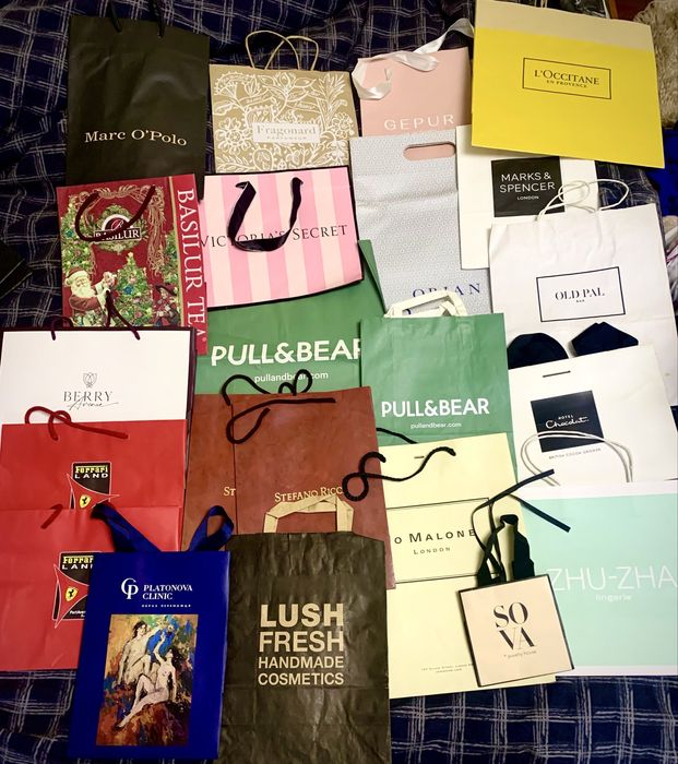 Брендовые-Подарочные бумажные пакеты