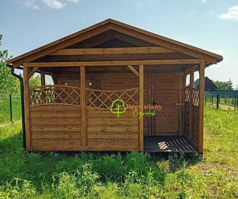 Domek Ogrodowy, Altanka z tarasem - Montaż Gratis