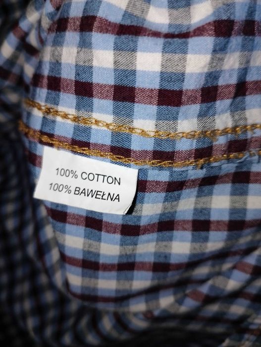 Koszula męska r. 43/44 XL kratka