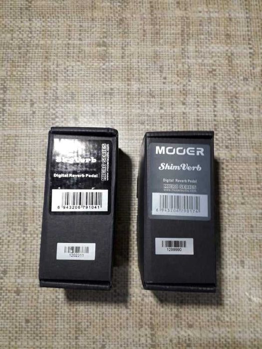 Efekty gitarowe mini mooer reverb shim verb i sky verb