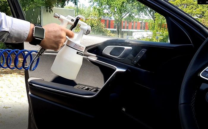 Kit de desinfecção Equipamento nebulizador ULV Kompressor 60 l / min.