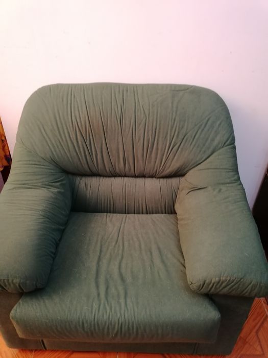 Poltrona em pele lavável