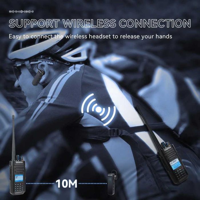 Retevis Ailunce HD2 DMR UHF VHF IP67 Waterproof Bluetooth, No GPS