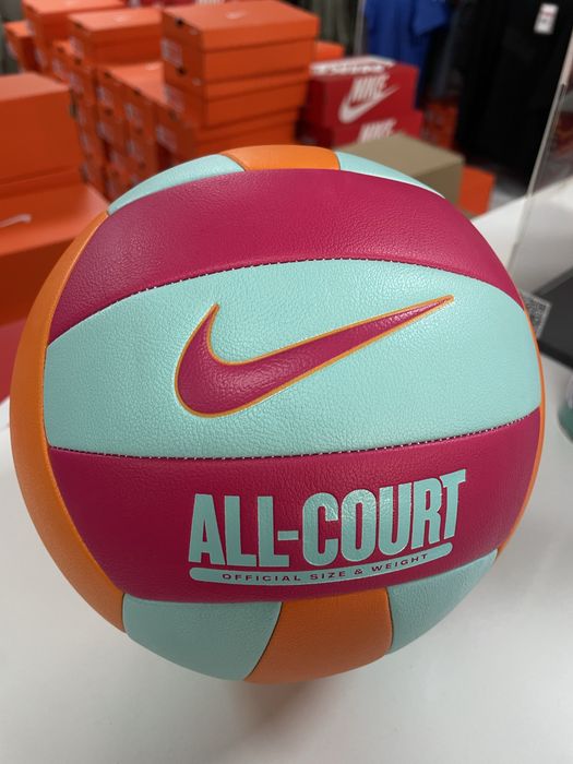 Волейбольний м’яч Nike All Court Unisex N.100.9072.823.05 (різнокольоровий, розмір 5)Оригінал