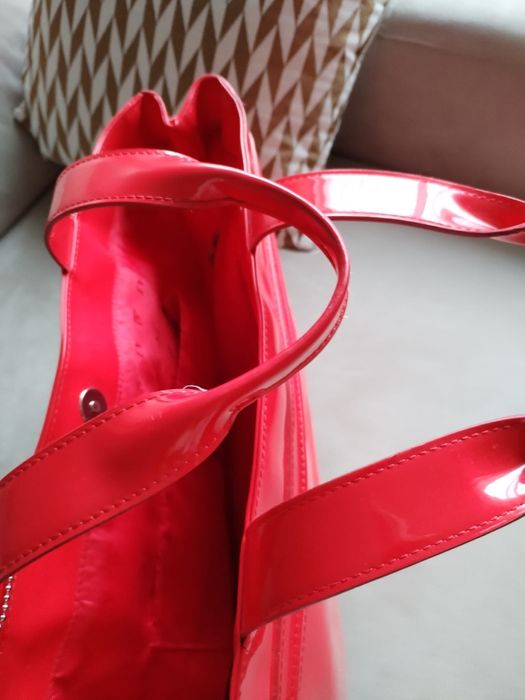 Mala de mão vermelha Armani Jeans