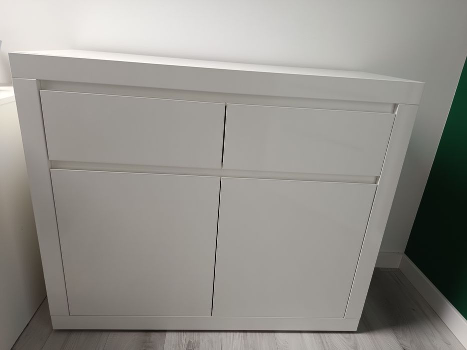 Komoda biała połysk