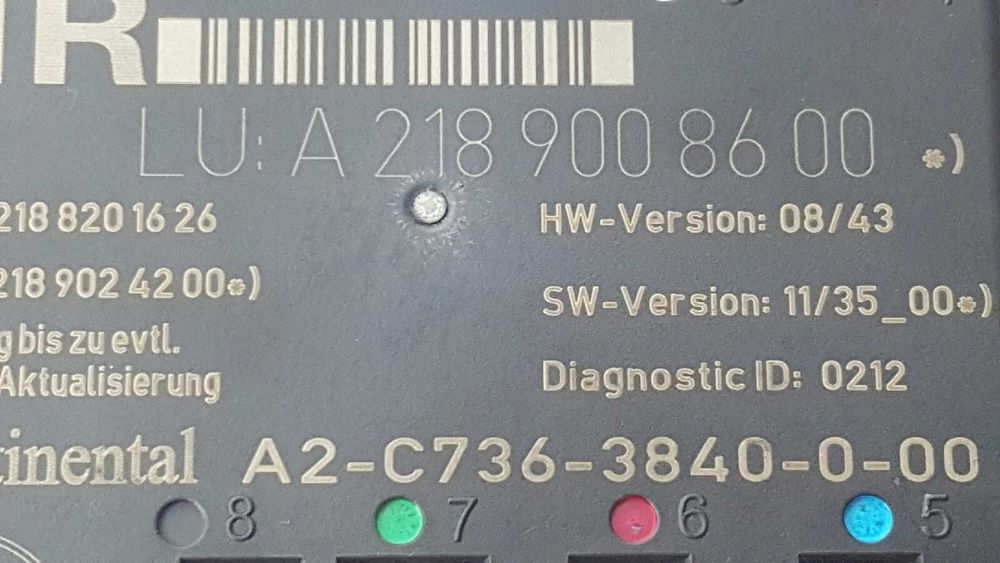 CENTRALINA/BOMBA FECHO CENTRAL MERCEDES CLASE E (W212) LIM. 220 CDI BLUEEFFICIEN...