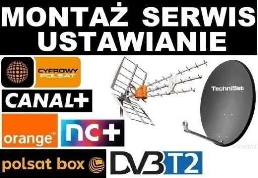 Serwis ustawianie Anten satelitarnych oraz telewizji naziemnej Dvbt
