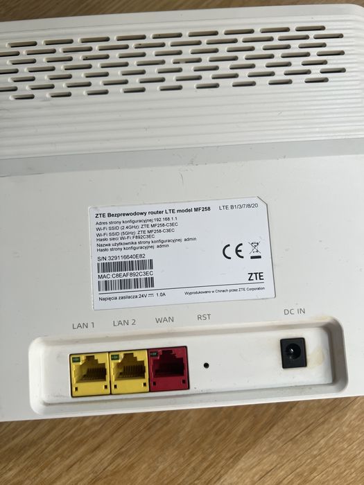 Router antena zasilacz