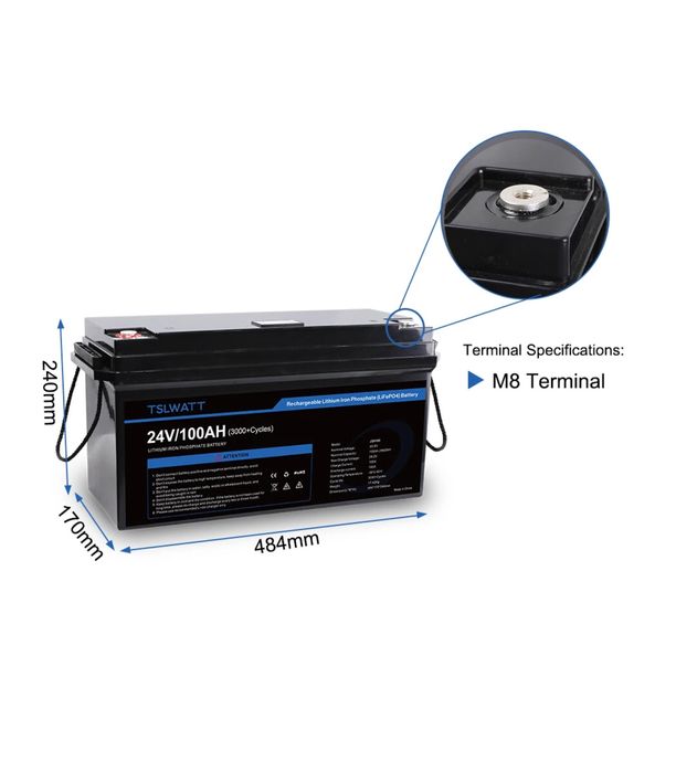 Комплект - Інвертор 3,2 кВт + акумулятор 24v 100A