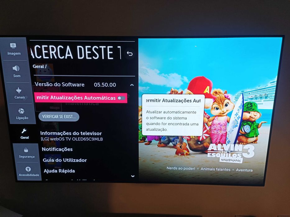 Tv LG OLED 65C9MLB 4K 120Hz