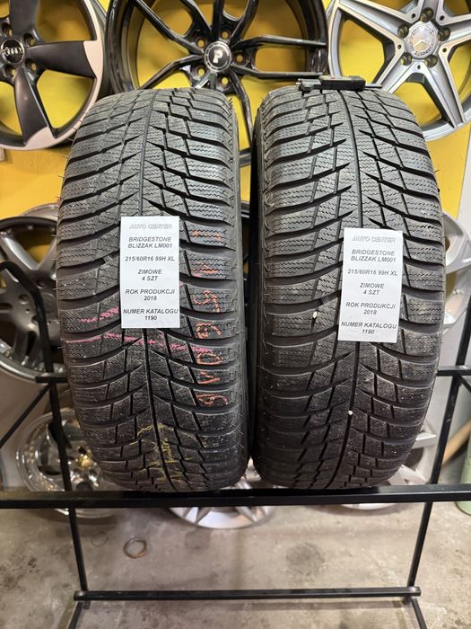 Opony zimowe 215/60R16 99H XL Bridgestone Blizzak LM001 | 2 sztuki