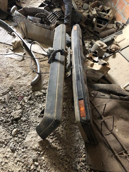 Para-choques frente e banco traseiro vw golf mk1