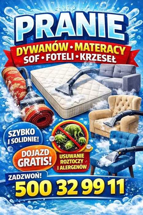 Czyszczenie tapicerki Pranie Dywanów Foteli Krzeseł Aut Dywanów Wykładzin