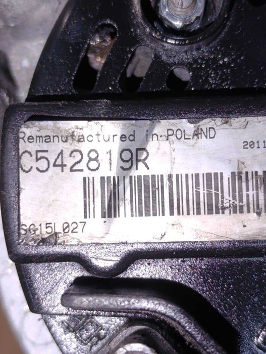 Генератор Espace Megane Grand Scenic 1.9 2.0 еспейс меган з водяним