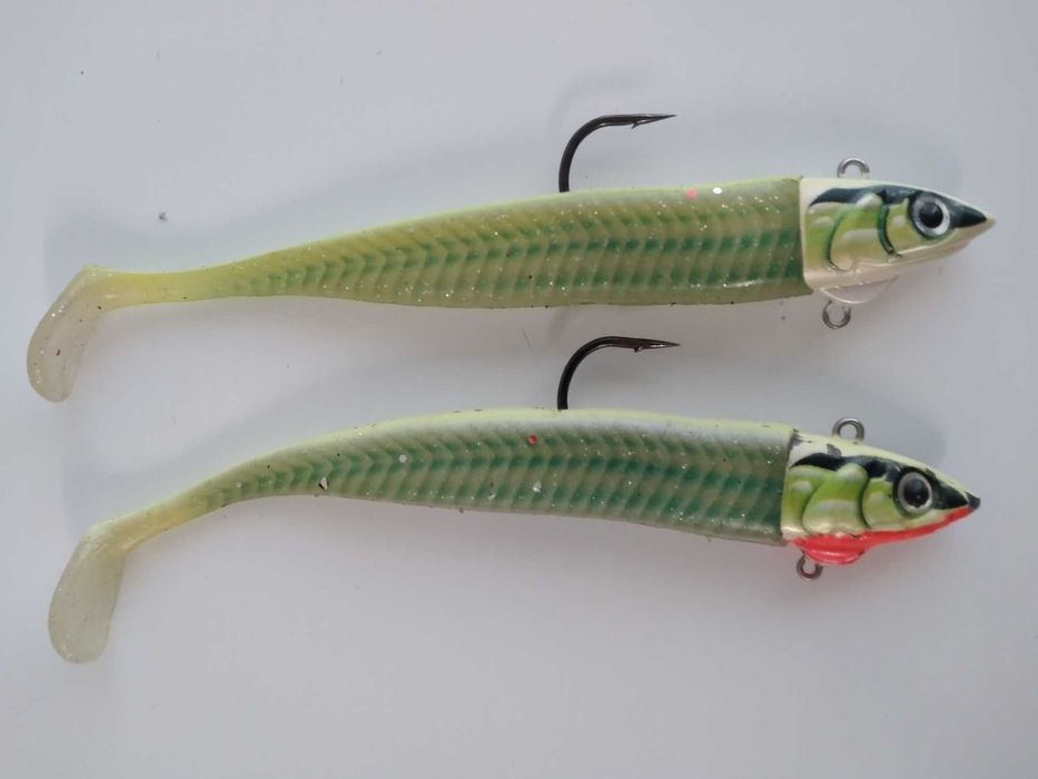 amostras de pesca vinil