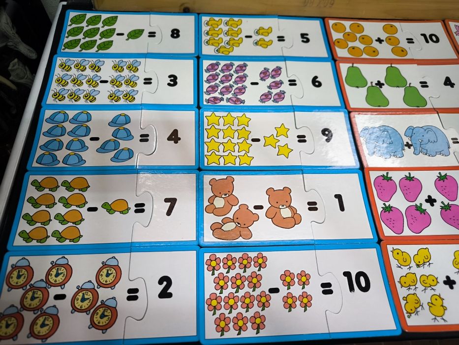 Jogo puzzle sumar e subtraí Majora