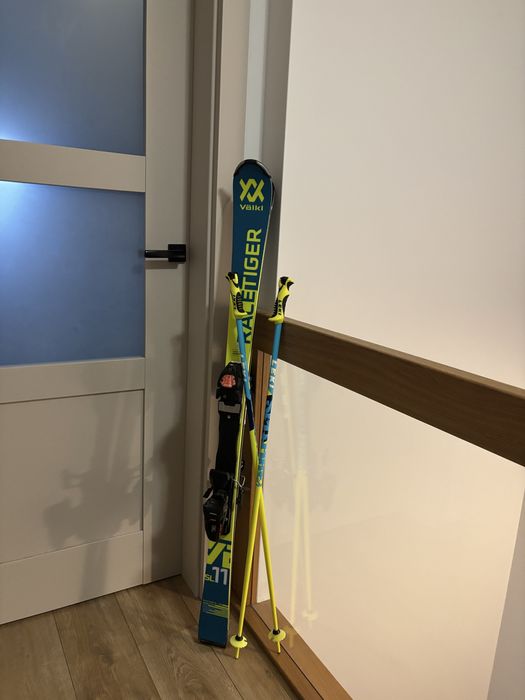Narty volkl race tiger sl11 + kijki LEKI