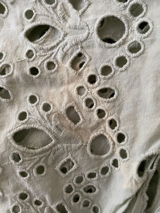 Asos design sukienka haftowana ażurowa haft angielski 34 XS