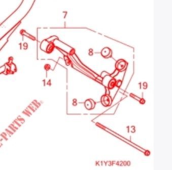 Suporte Motor Honda PCX 22-24