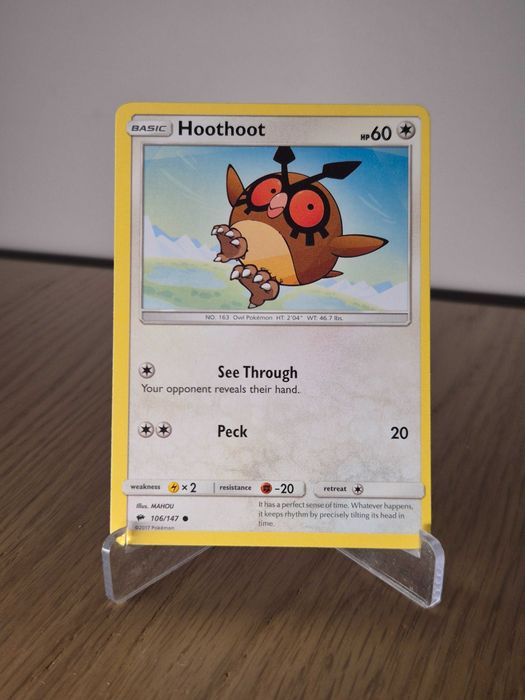 Karta Pokemon TCG: Hoothoot (BUS 106)