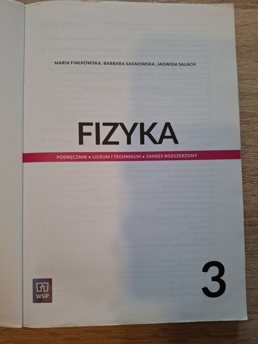 Podręcznik do fizyki 3 wydawnictwa wsip