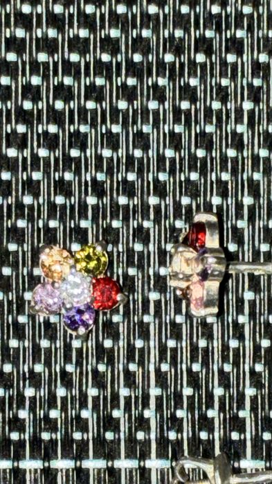 Серги пусеты серебро 925