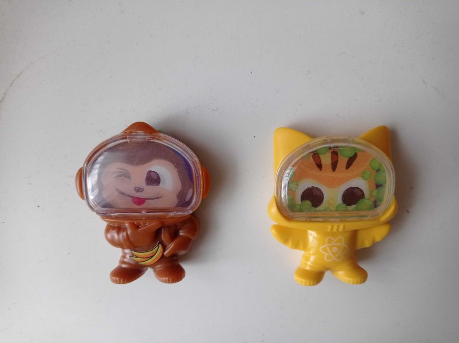 Figurka Milka Secret Box - kosmiczna sowa, kosmiczna małpa