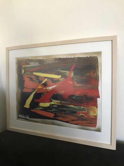 Quadro Pintura Horta e Costa Original emoldurado