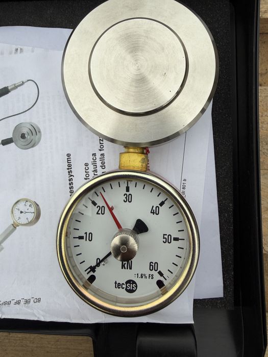 Czujnik siły / dynamometr 0-60kN  hydrauliczny Hoffmann