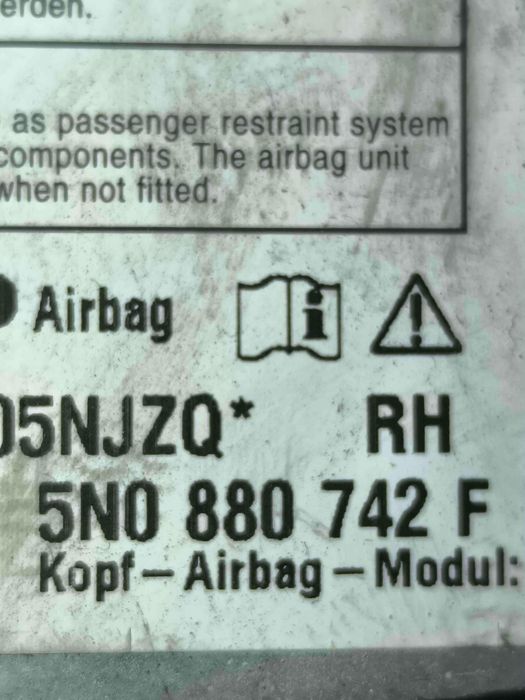 Airbag Cortina Direito VW TIGUAN