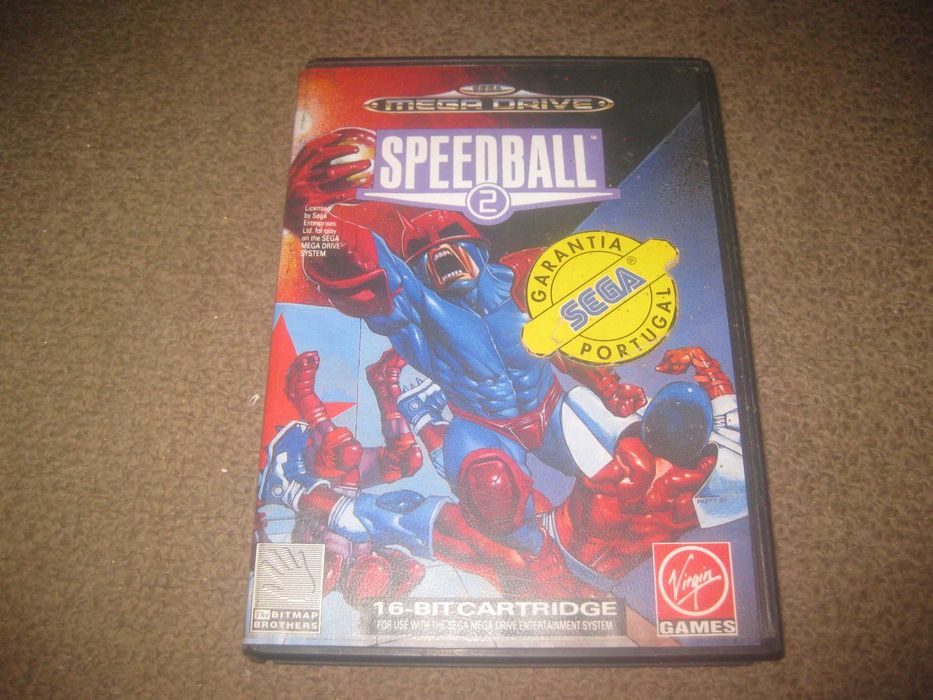 Jogo "Speedball 2" para Sega Mega Drive/Completo!
