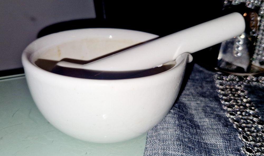 Stary porcelanowy moździerz z tłuczkiem Haldenwanger Berlin !!!Vintage