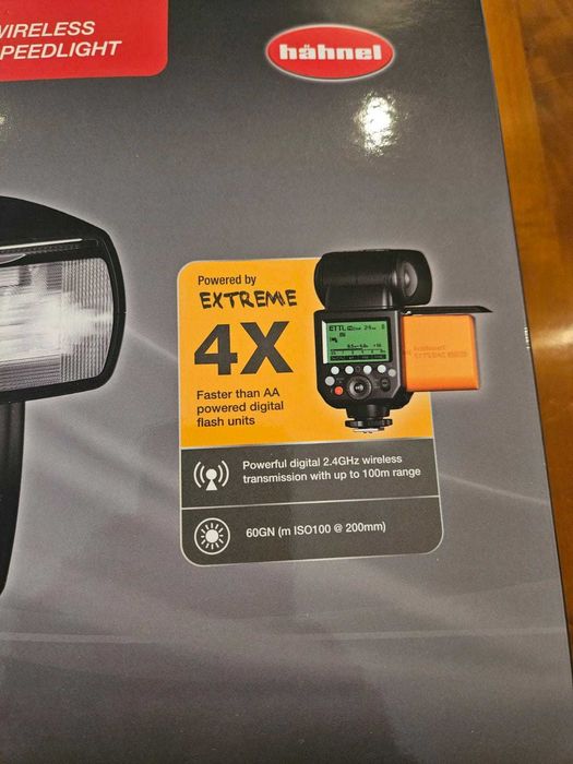 Flash Hahnel Modus 600RT com Bateria para Canon