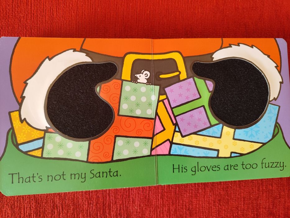 Новорічна дитяча книжка. Тактильна