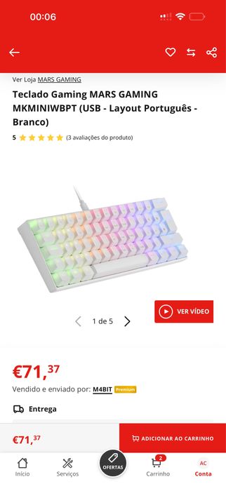 Teclado gaming Mars