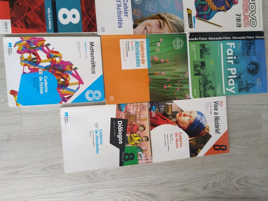 Cadernos de Atividades do 7° Ano e 8° Ano como Novo