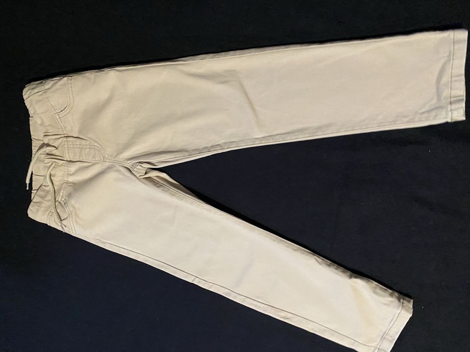 Бежеві штани для хлопчика 116-122