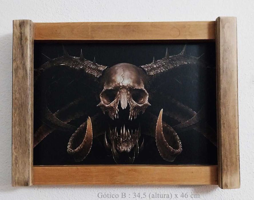 Quadros Góticos (caveiras)