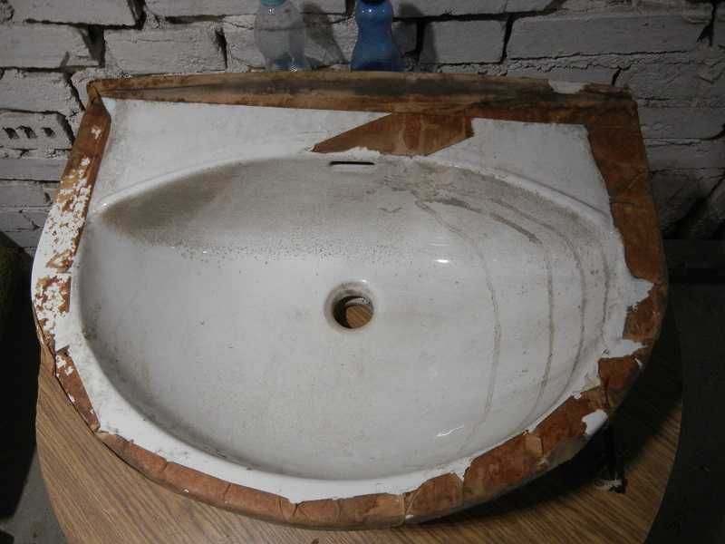 Umywalka ceramiczna biała nowa głęboka  ZWS Wrocław
