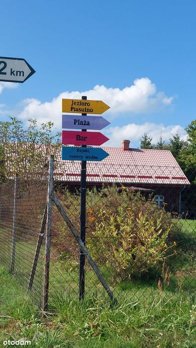 Działka budowlana 4015 m², blisko jeziora
